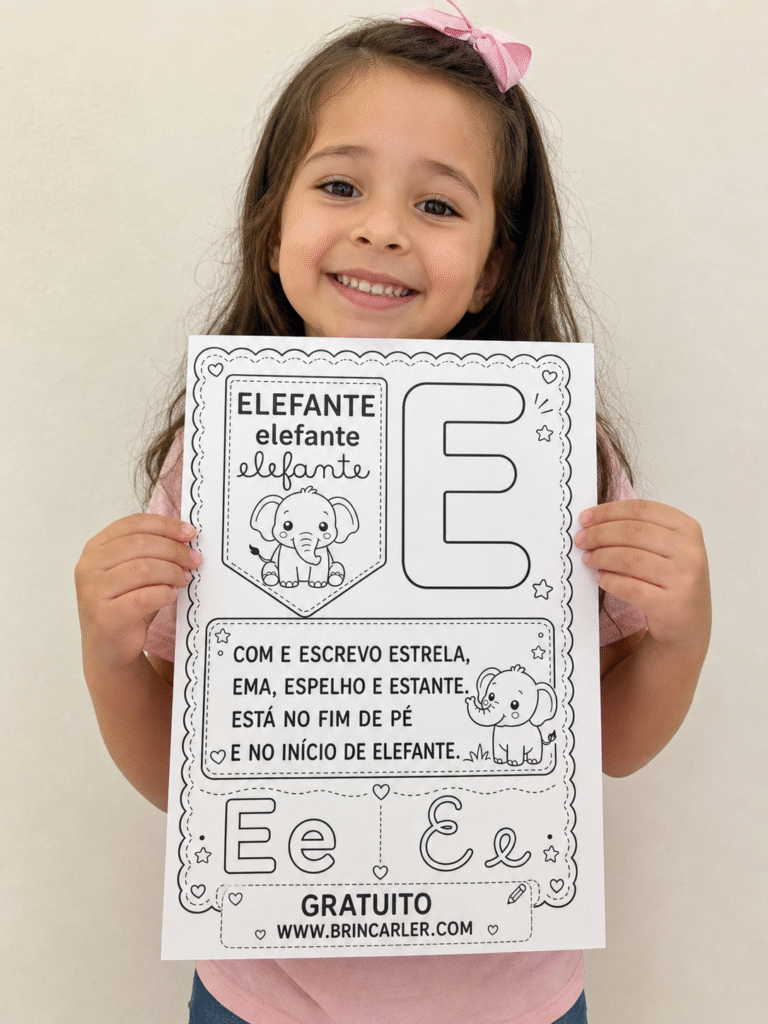 04 Atividades para Trabalhar a Letra E na Educacao Infantil
