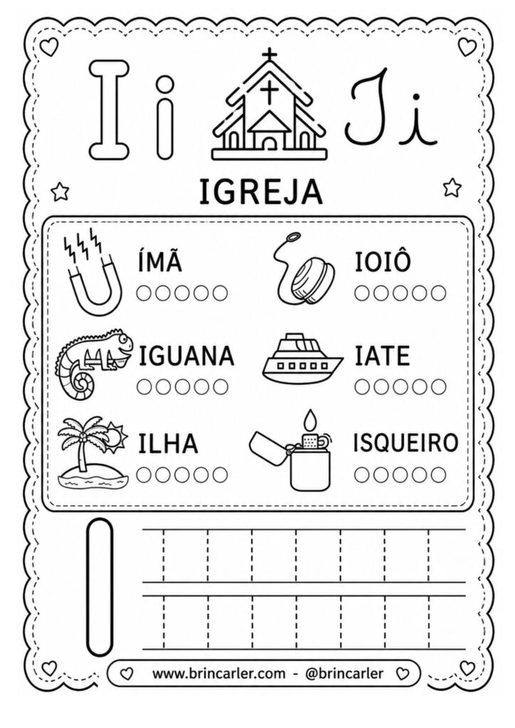 04 Atividades para Trabalhar a Letra I na Educação Infantil 3 10