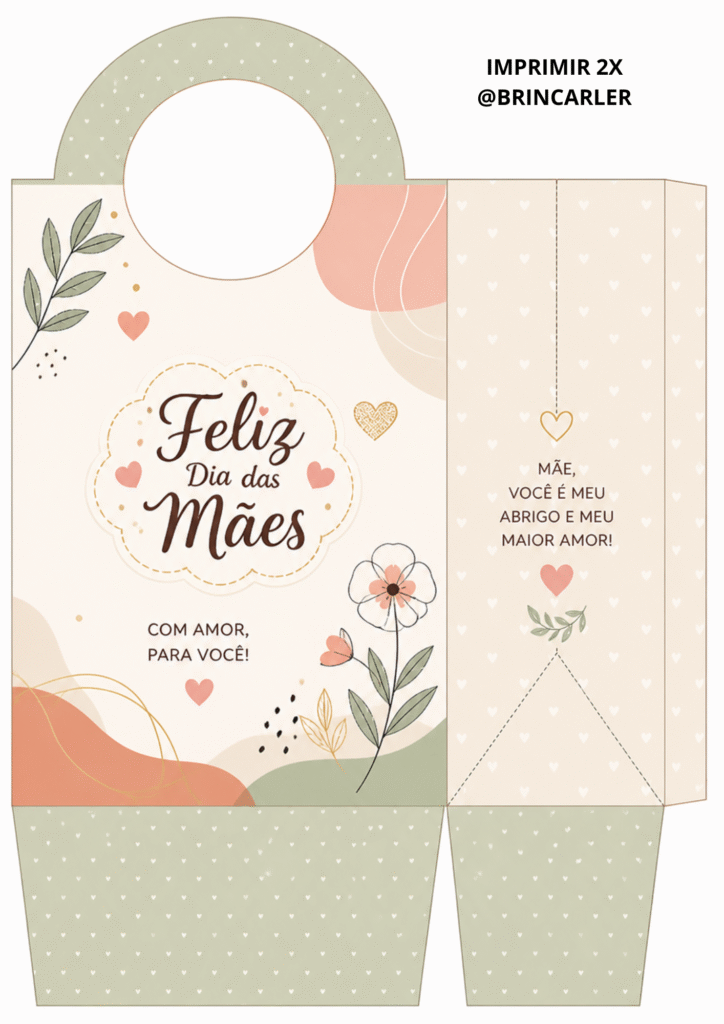 Caixinha Dia das Mães para Imprimir Grátis em PDF 2 2