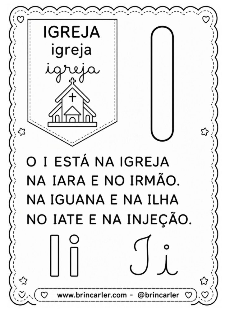 04 Atividades para Trabalhar a Letra I na Educação Infantil 2 9