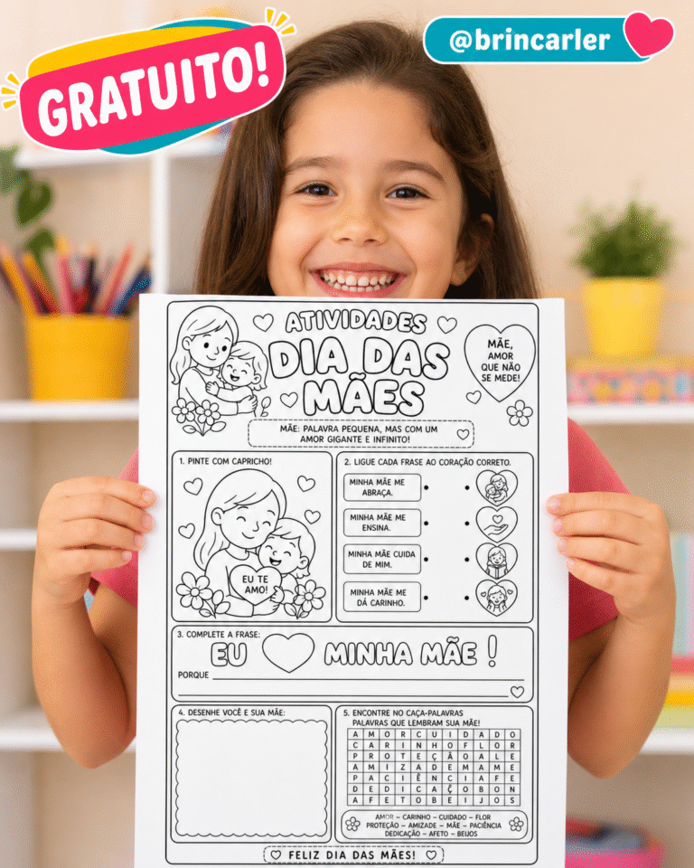 Atividades Dia das Mães para Imprimir: Material Gratuito para o Ensino Fundamental 1 Atividades Dia das Maes para Imprimir Material Gratuito para o Ensino Fundamental