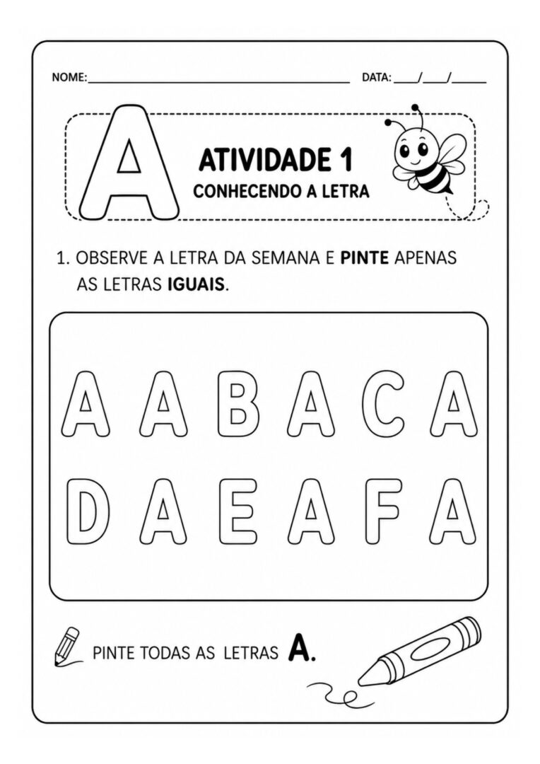 Sequência Didática do Alfabeto para Educação Infantil 1 1 3