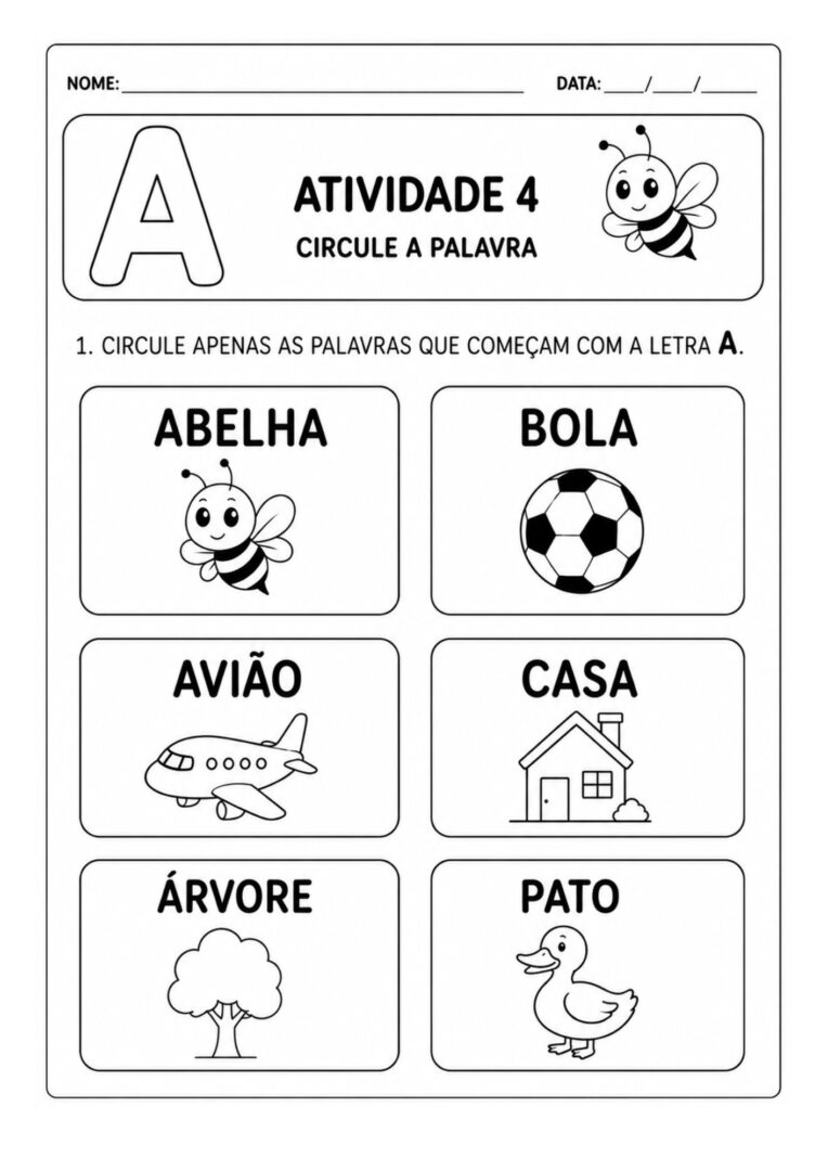 Sequência Didática do Alfabeto para Educação Infantil 4 4 3