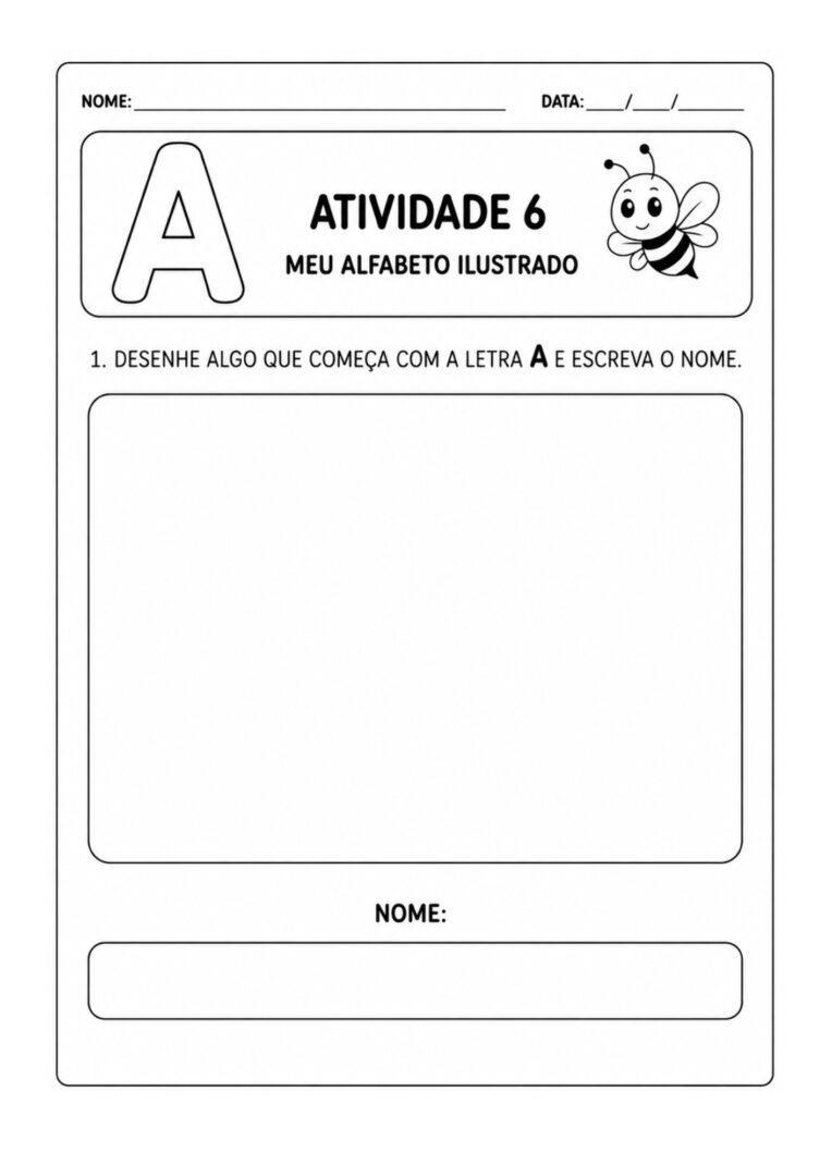 Sequência Didática do Alfabeto para Educação Infantil 6 6 1