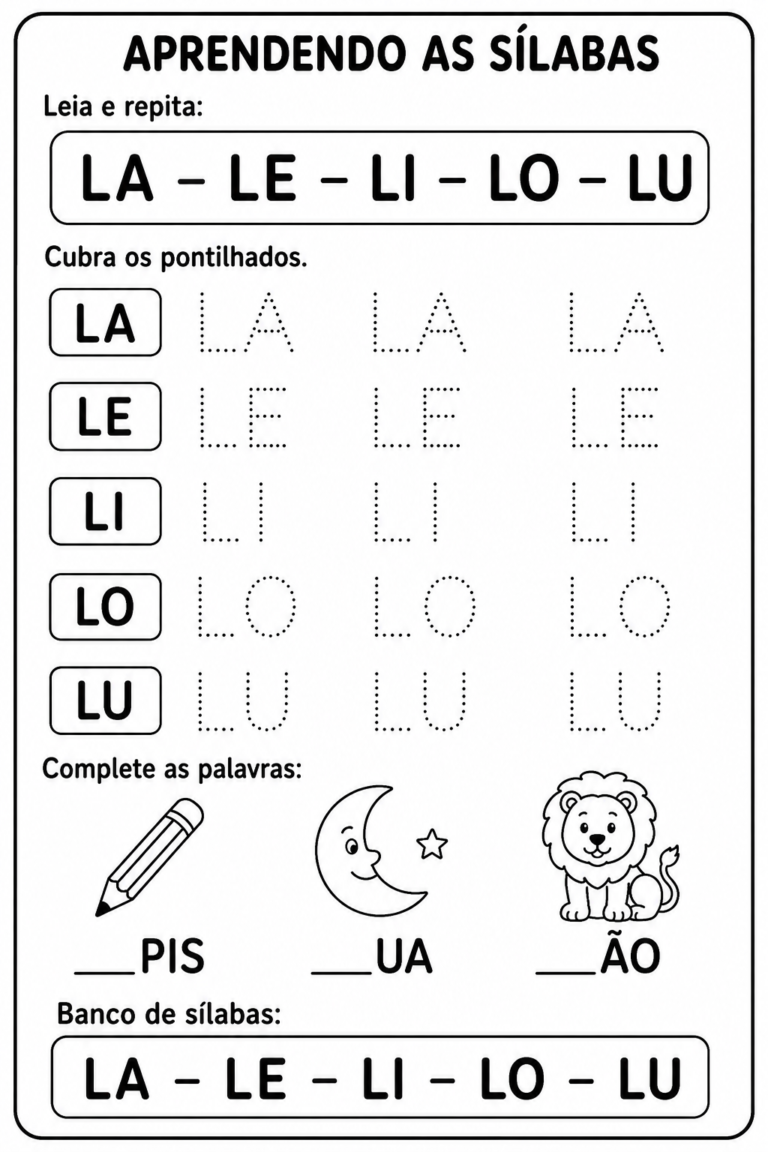 Atividades para Educação Infantil: Atividade de Alfabetização Letra L 1 Atividades para Educacao Infantil Atividade de Alfabetizacao Letra L 2