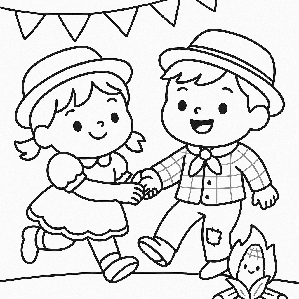Desenhos Para Colorir Festas Juninas para Imprimir 12 Desenhos Para Colorir Festas Juninas para Imprimir 12 1