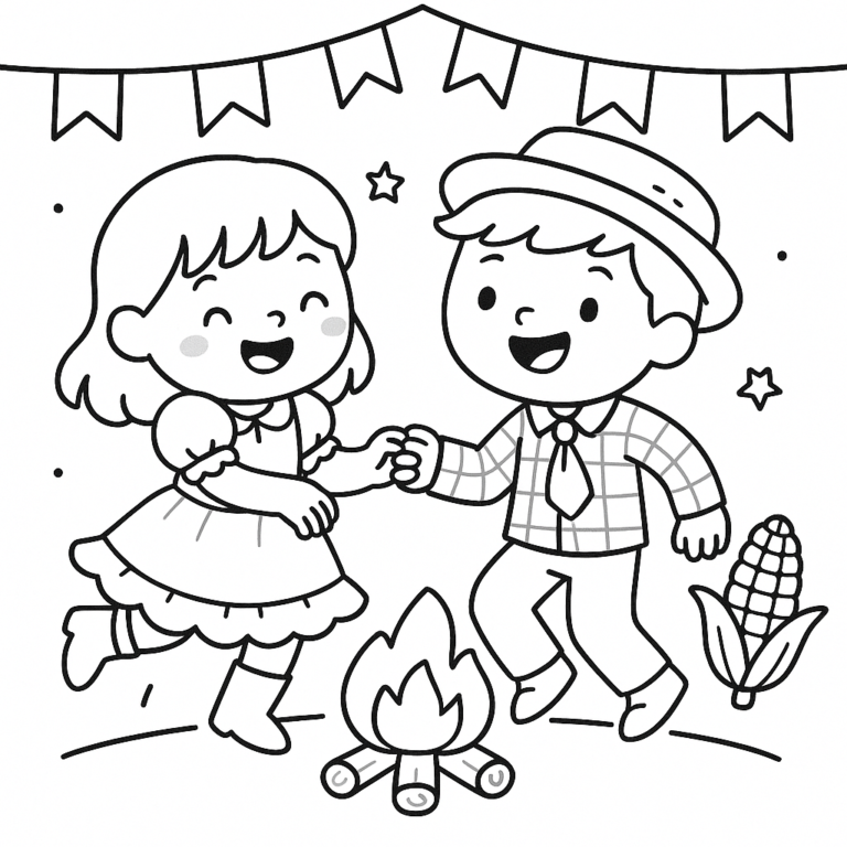 Desenhos Para Colorir Festas Juninas para Imprimir 3 Desenhos Para Colorir Festas Juninas para Imprimir 3 1
