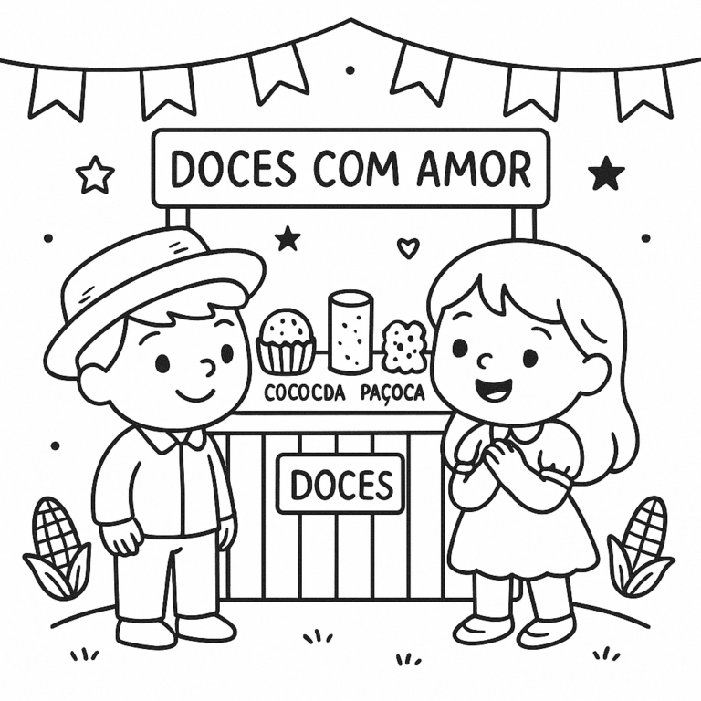 Desenhos Para Colorir Festas Juninas para Imprimir 5 Desenhos Para Colorir Festas Juninas para Imprimir 5 1