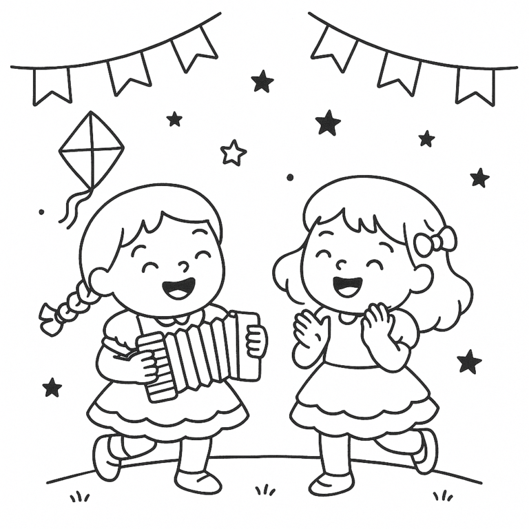 Desenhos Para Colorir Festas Juninas para Imprimir 7 Desenhos Para Colorir Festas Juninas para Imprimir 7 1